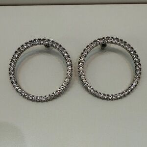 Elegant Crystal Rhinestone Sphere Earrings